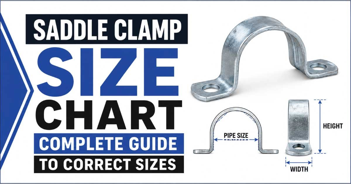 Saddle Clamp Size Chart