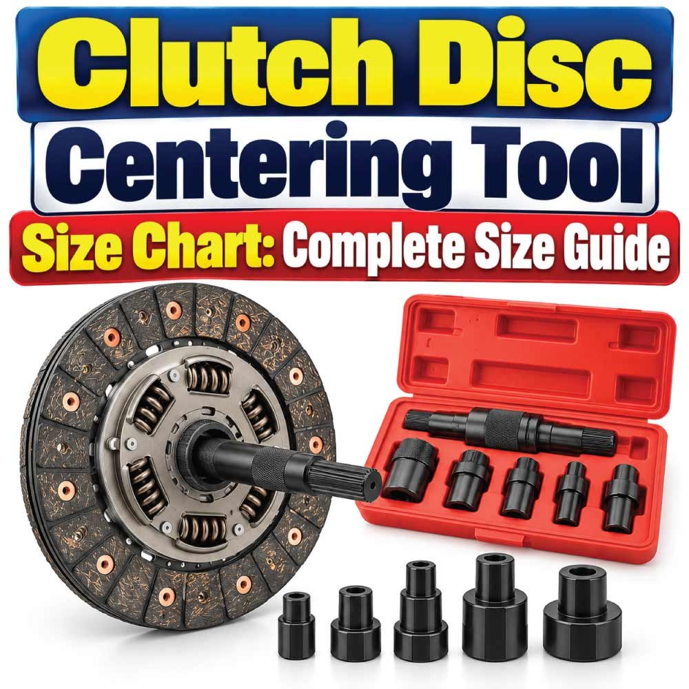 Clutch Disc Centering Tool Size Chart
