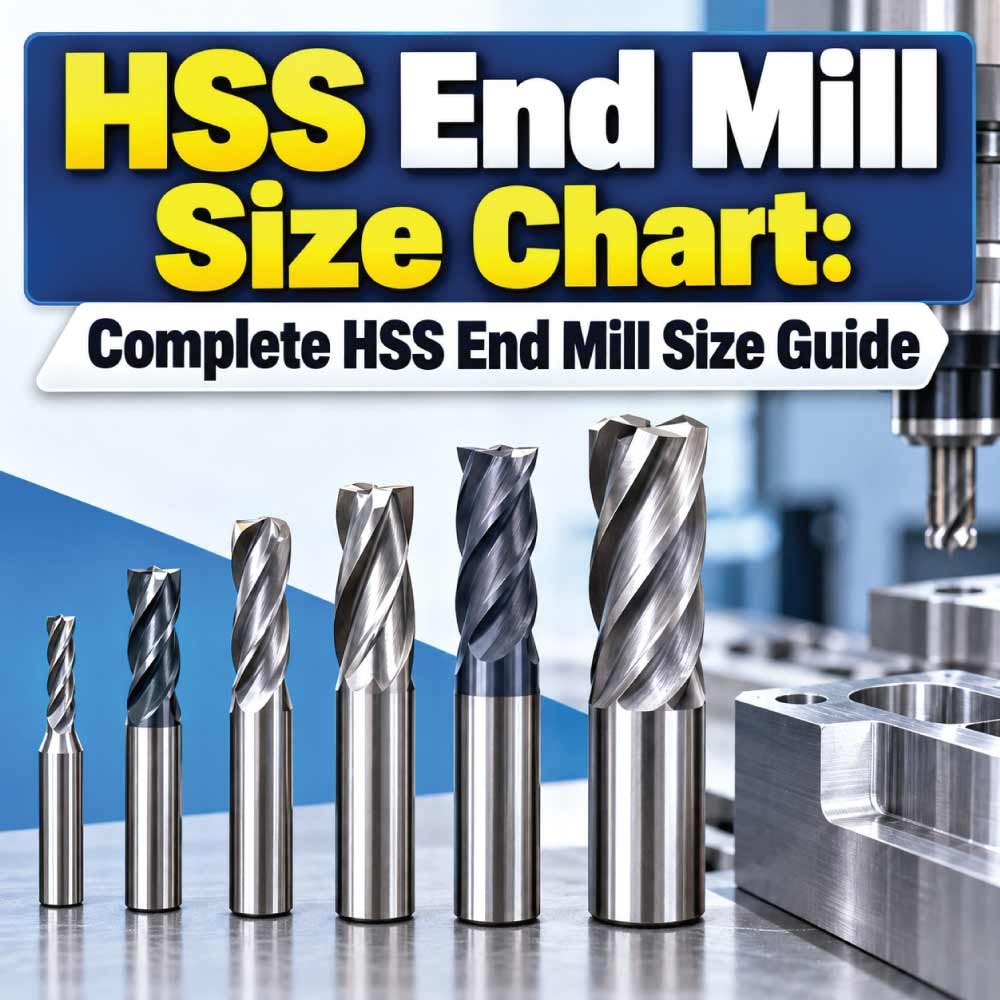 HSS End Mill Size Chart