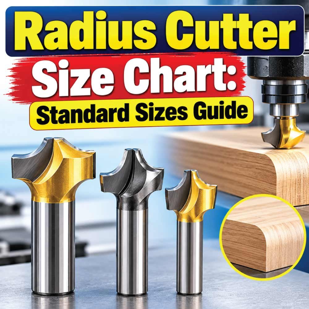 Radius Cutter Size Chart