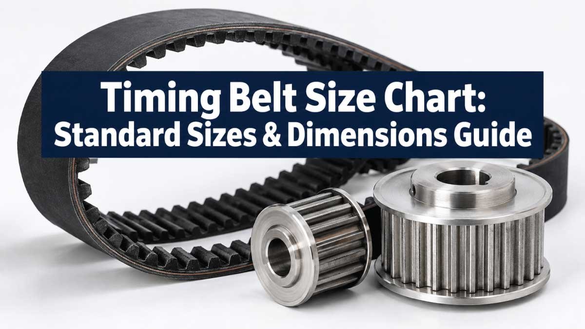 Timing Belt Size Chart